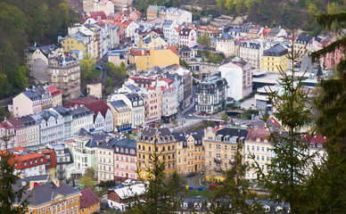 Famous Czech Spa Karlovy Vary, Bohemia, Czech Republic