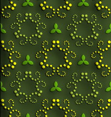 Plastic background tiles