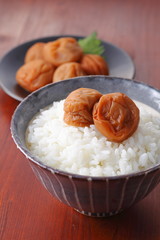 梅干し　Pickled plums  umeboshi