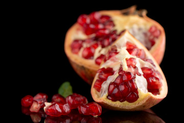 ripe pomegranate fruit