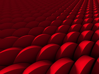 Red Round Shapes Design Wallpaper Background