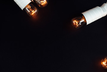 amazing beautiful unique christmas golden vintage garland lights