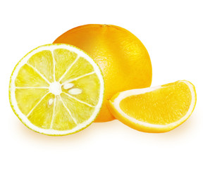 Orange and half of  lemon 