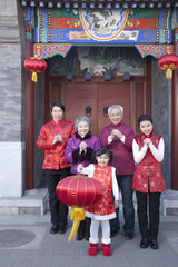 Family Celebrates Chinese New Year