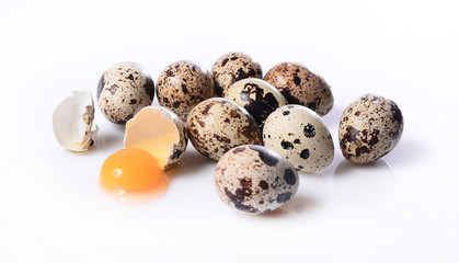 Fototapeta premium Перепелиные яйца