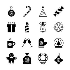 Christmas icon set