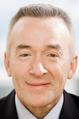 Headshot of a mature businessman