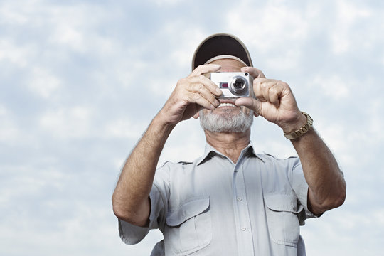 Man taking a photograph