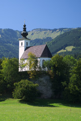 Nikolaus Kirche (Saint Nicholas church) near Golling an der Salzach, Salzburg, Austria
