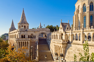 Fisherman's Bastion in the morning, Budapest, Hungary