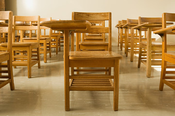 Empty classroom