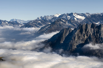 Fototapeta na wymiar Swiss Alps Mountains