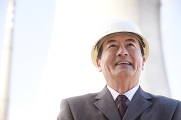 Businessman in Hardhat