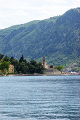 Fototapeta na wymiar View of Dobrota (Montenegro)