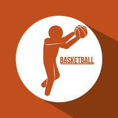 Basketball sport design 