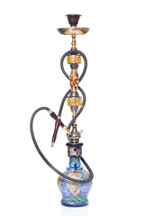 hookah isolated over a white background