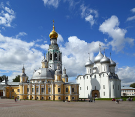 Fototapeta na wymiar Main square of Vologda city
