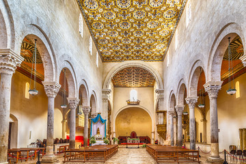 The Cathedral in historic center of Otranto - obrazy, fototapety, plakaty