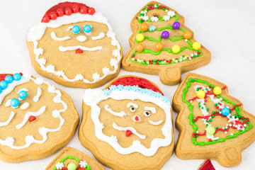 Gingerbread ornament cookies.