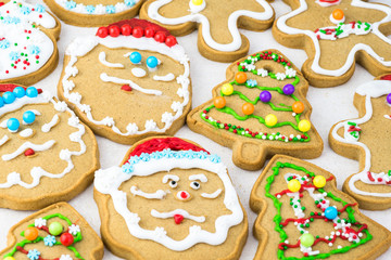 Gingerbread ornament cookies.