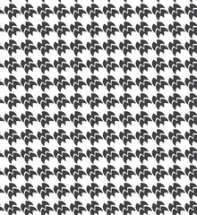 Monochrome geometric seamless universal patterns tiling.