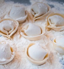Pelmeni with meat