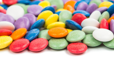 Fototapeta na wymiar sweet candies spreading pastry