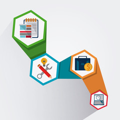 Process icons design 