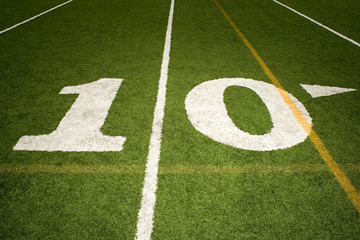 Obraz premium Ten yard line