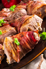 stuffed pork tenderloin