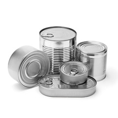 metal cans