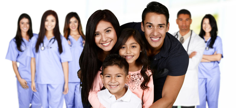 Family At Hospital