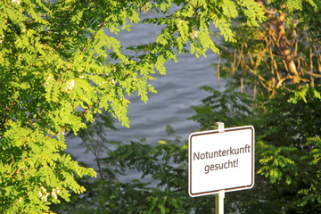 Notunterkunft gesucht