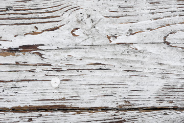 Naklejka premium Wooden background rustic white painted.