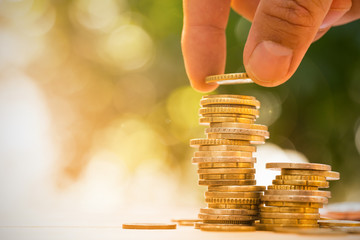 .Save money with stack money coin
