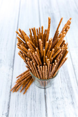 Salt Sticks (close-up shot)