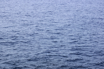 Dark blue Ocean Water small ripples