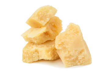 pieces of parmesan
