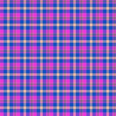 Colorful seamless tartan pattern in eyecatching colors