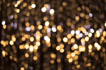Abstract glittering lights, gold