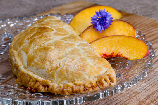 Organic Peach Turnover