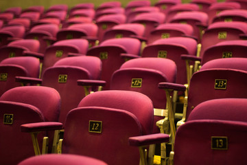 Numerated Teather seats