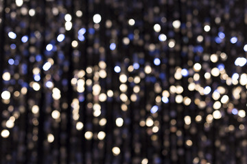 Abstract glittering lights, silver