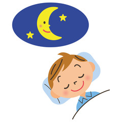 早寝をする子供