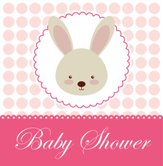 Obraz na płótnie Canvas baby shower design 