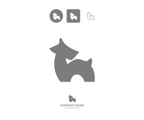 Simple Goat Iconic Logo Mark