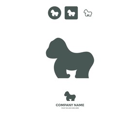 Simple Gorilla Iconic Logo Mark