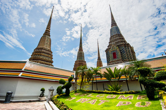 Wat Pho, Temple in Bangkok travel landmark