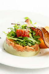 salmon tartar