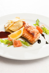 salmon steak